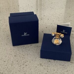 Swarovski Gold and Crystal Perfume Bottle